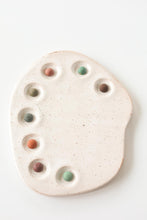 Load image into Gallery viewer, miss painterly modern palette + brush cup set: handmade ceramic painting palette