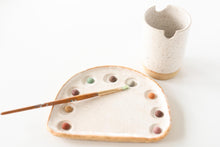 Load image into Gallery viewer, miss painterly organic palette: handmade ceramic painting palette (palette only)