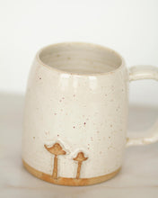Load image into Gallery viewer, miss bee *handmade ceramic mushroom mug*