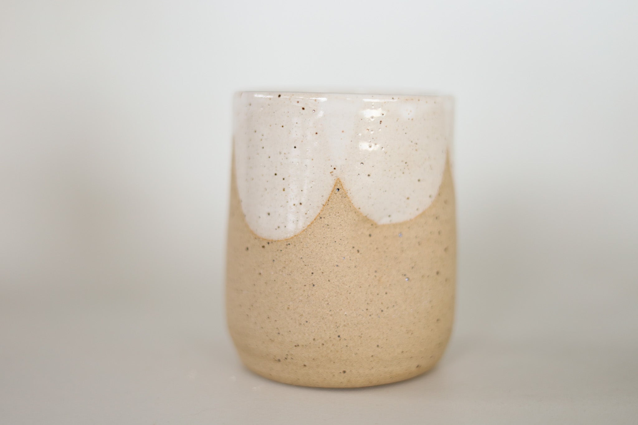 Handmade Coffee Mug - Moss Glaze Mug with Handle - InFerment