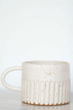 Load image into Gallery viewer, miss charlotte large : handmade fluted ceramic mug
