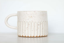 Load image into Gallery viewer, miss charlotte large : handmade fluted ceramic mug
