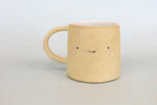 Load image into Gallery viewer, miss sylva raw happy + sad *handmade ceramic mug*
