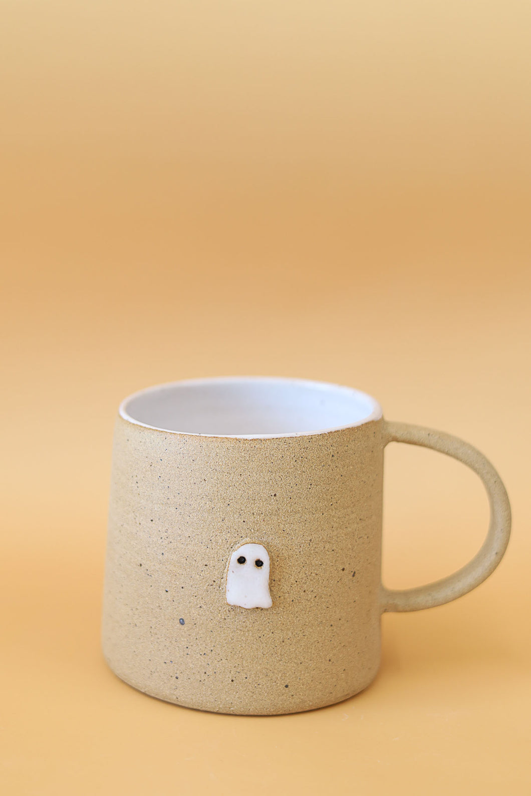 miss natural boo  *handmade ceramic ghost  mug*