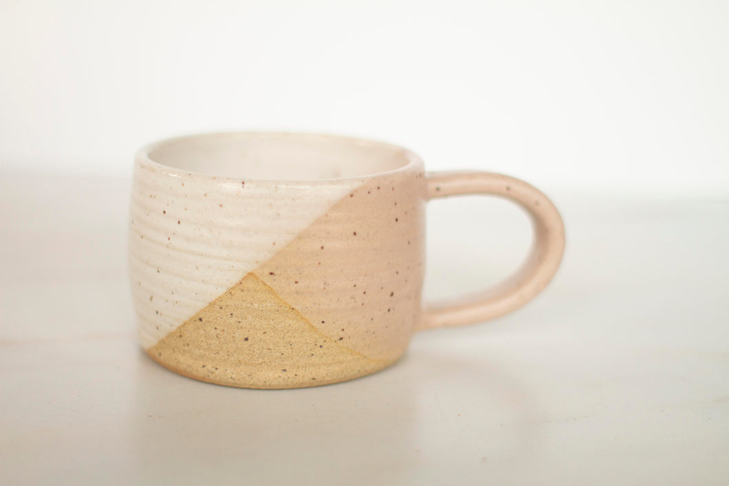 miss gracie criss cross *handmade ceramic mug*