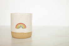 Load image into Gallery viewer, miss autumn *handmade rainbow ceramic thumb indent mug*
