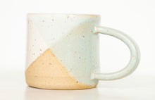 Load image into Gallery viewer, miss gracie criss cross robin egg blue *handmade ceramic mug*
